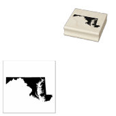 Maryland Solid Rubber Art Stamp Rubberstempel (Gestempeld)