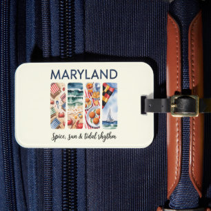Maryland – Spice, Sun & Tidal Rhythm Bagagelabel