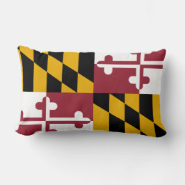Maryland Staat Vlag Print Patriottisch Kussen