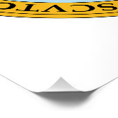 Maryland staatsmerk van zeebaars perfect poster (Hoek)