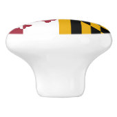 Maryland Staatsvlag Keramische Knop (Zijkant)