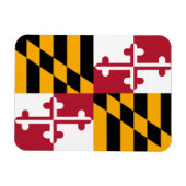 Maryland Staatsvlag Ontwerp Decoratie Magneet (Horizontaal)