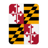 Maryland Staatsvlag Ontwerp Decoratie Magneet (Verticaal)