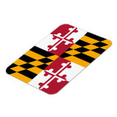 Maryland Staatsvlag Ontwerp Decoratie Magneet (Linkerzijde)