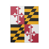 Maryland Staatsvlag Ontwerp Decoratie Notitieblok (Linkerzijde)