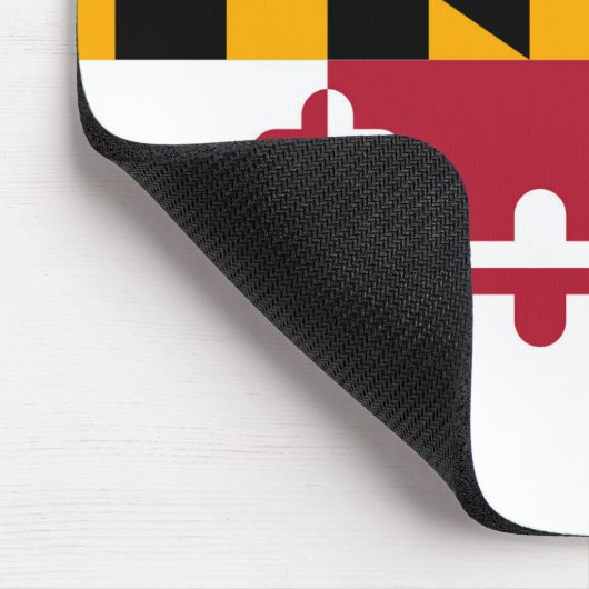 Maryland Staatsvlag Ontwerp Muismat (Hoek)
