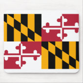 Maryland Staatsvlag Ontwerp Muismat (Voorkant)