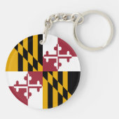 Maryland Staatsvlag Sleutelhanger (Achterkant)