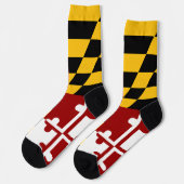 Maryland staatsvlag sokken (Links)