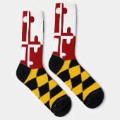 Maryland staatsvlag sokken (Rechts)