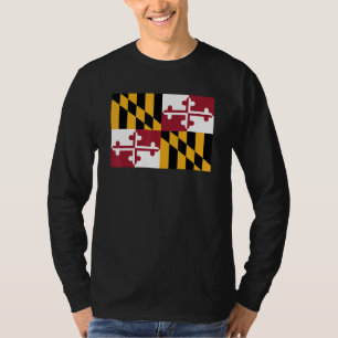 Maryland Staatsvlag Staat Maryland Souvenir Ame T-shirt