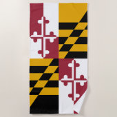 Maryland Staatsvlag Strandlaken (Voorkant)