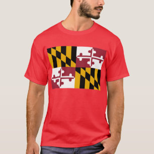Maryland staatsvlag t-shirt
