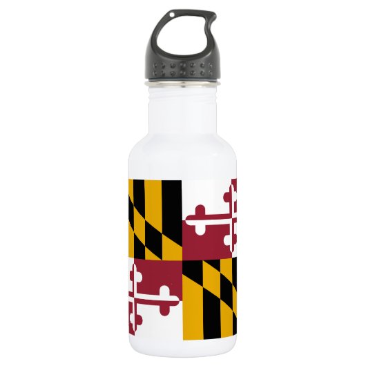 Maryland Staatsvlag Waterfles (Voorkant)