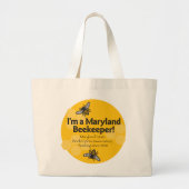 Maryland State Beekeepers Association Canvas tas (Voorkant)