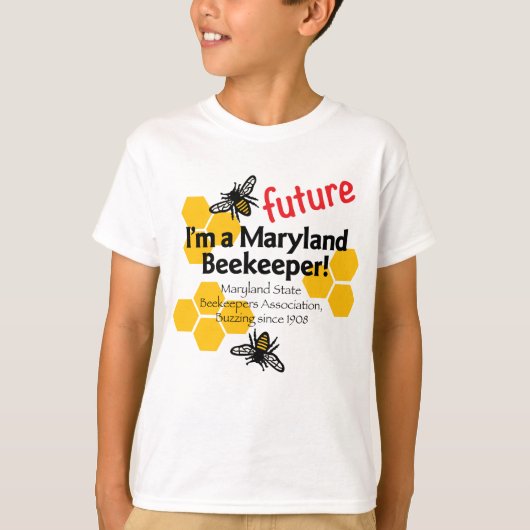 Maryland State Beekeepers Association Kinder t-shi T-shirt (Voorkant)