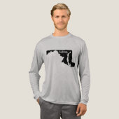 Maryland State Belong State Pride Tri-Blend Shirt (Voorkant)