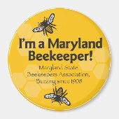 Maryland State Bijenteelt Association Magnet (Voorkant)
