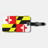 Maryland State Flag Bagage ID Label Bagagelabel (Achterkant horizontaal)