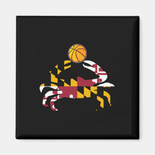 Maryland State Flag Blauwe Krab Pride met Bysketby Magneet