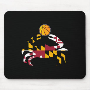 Maryland State Flag Blauwe Krab Pride met Bysketby Muismat