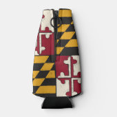 Maryland State Flag Cold Insulated Bottle Holder Flesjeskoeler (Achterkant)
