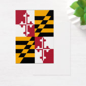Maryland State Flag Colors Decor Visitekaartjes (Bureau)