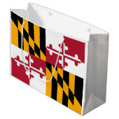 Maryland State Flag Colors Display Large Cadeautasje (Voorkant Gekanteld)