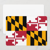 Maryland State Flag Design (Voorkant / Achterkant)