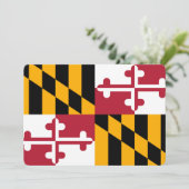 Maryland State Flag Design (Staand voorkant)
