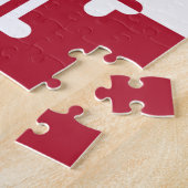 Maryland State Flag Design Accent Legpuzzel (Zijkant)