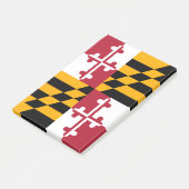 Maryland State Flag Design Accent Post-it® Notes (Schuin)
