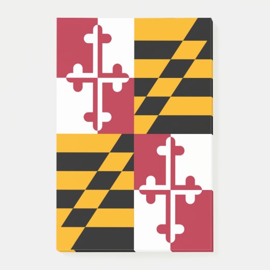 Maryland State Flag Design Accent Post-it® Notes (Voorkant)