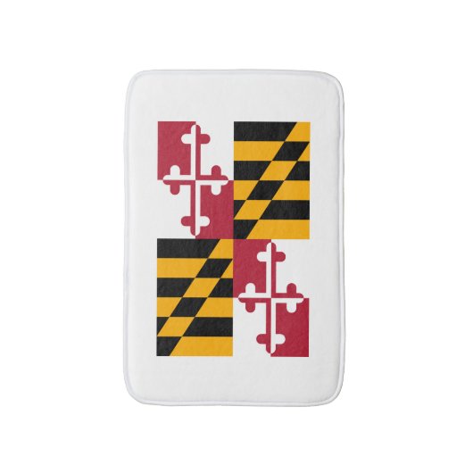 Maryland State Flag Design Badmat (Voorkant Verticaal)