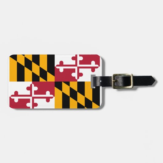 Maryland State Flag Design Bagagelabel (Voorkant horizontaal)