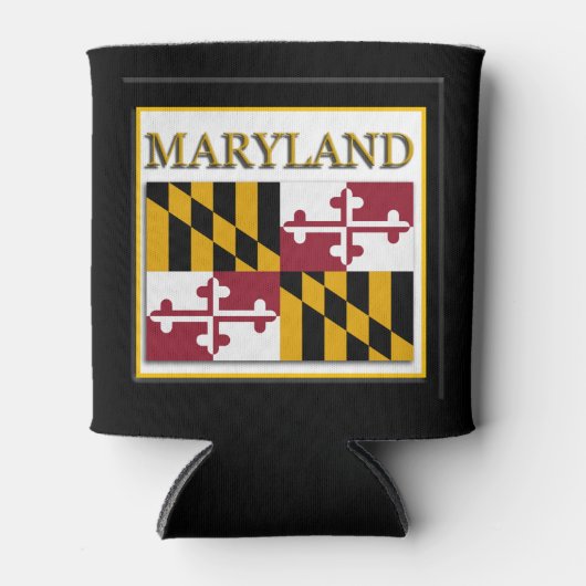 Maryland State Flag Design Blikjeskoeler (Voorkant)