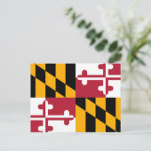 Maryland State Flag Design Briefkaart (Staand voorkant)