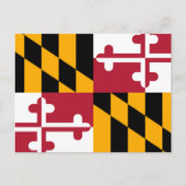 Maryland State Flag Design Briefkaart (Voorkant)