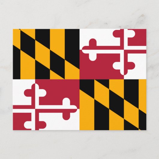Maryland State Flag Design Briefkaart (Voorkant)