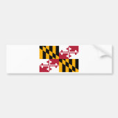 Maryland State Flag Design Bumpersticker (Voorkant)