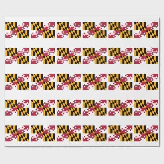 Maryland State Flag Design Cadeaupapier (Vlak)