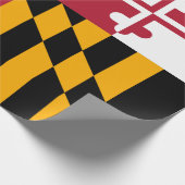 Maryland State Flag Design Decoration Cadeaupapier (Hoek)