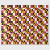 Maryland State Flag Design Decoration Cadeaupapier (Vlak)