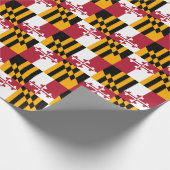 Maryland State Flag Design Decoration Cadeaupapier (Hoek)
