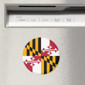 Maryland State Flag Design Decoration Magneet (Insitu (Vaatwasser))