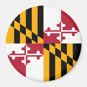 Maryland State Flag Design Decoration Magneet