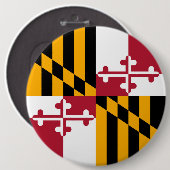 Maryland State Flag Design Decoration Ronde Button 6,0 Cm (Voorkant /achterkant)