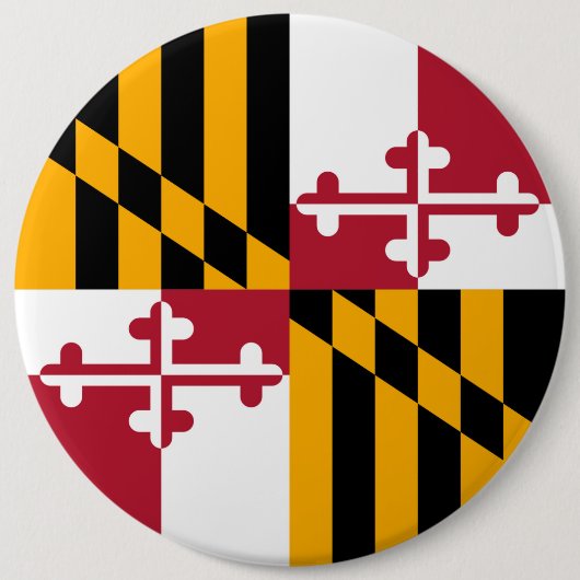 Maryland State Flag Design Decoration Ronde Button 6,0 Cm (Voorkant)