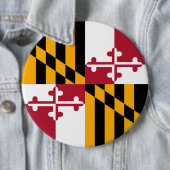 Maryland State Flag Design Decoration Ronde Button 6,0 Cm (In situ)