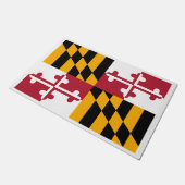 Maryland State Flag Design Deurmat (Schuin)